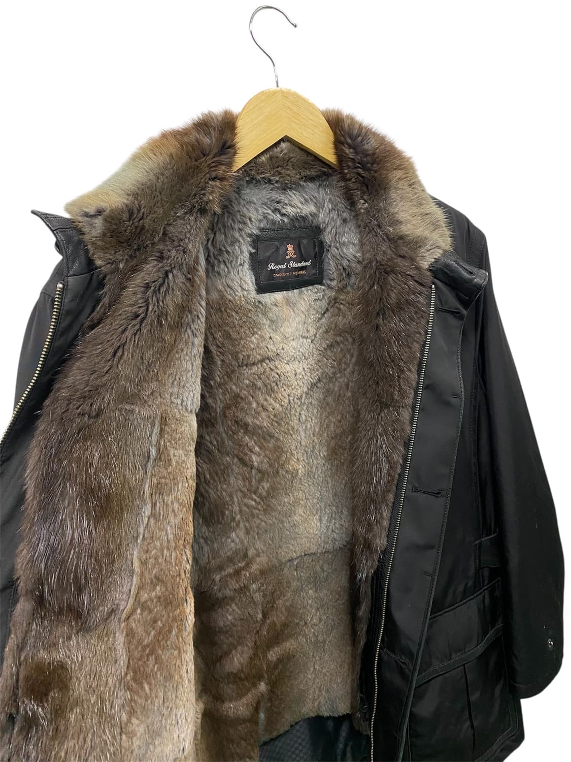 로얄 스탠다드 Royal  천연모피털 점퍼 L  상품이미지3