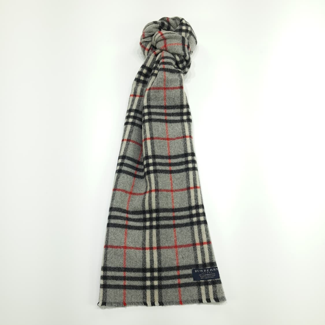 MX179 버버리 그레이 노바체크 램스울 목도리 머플러 상품이미지3