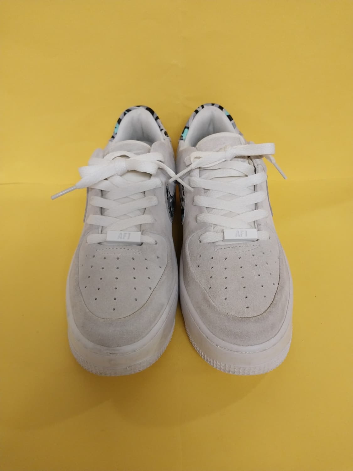 여성 나이키 에어포스1 세이지 화이트 레오파드 운동화 (245) 상품이미지2