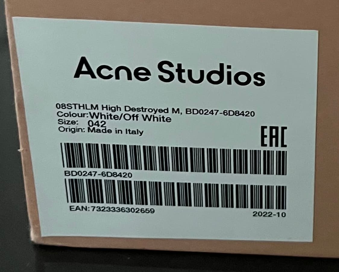 Acne Studios High Destroyed 상품이미지7