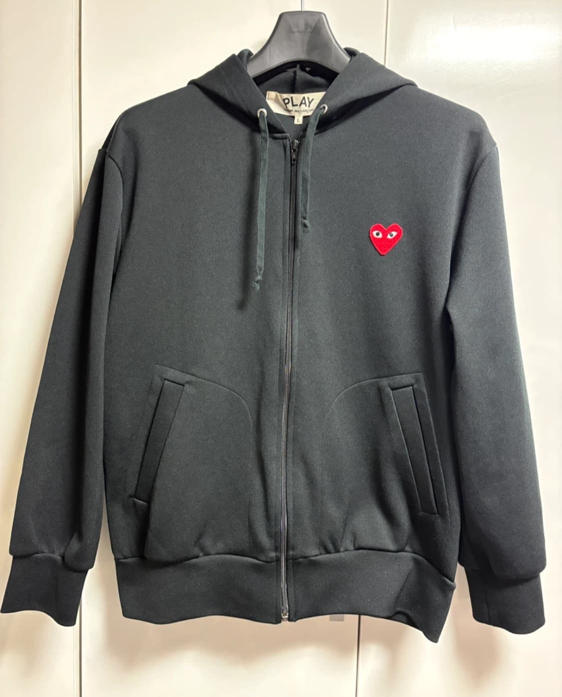 꼼데가르송 후드집업 블랙 상품이미지1