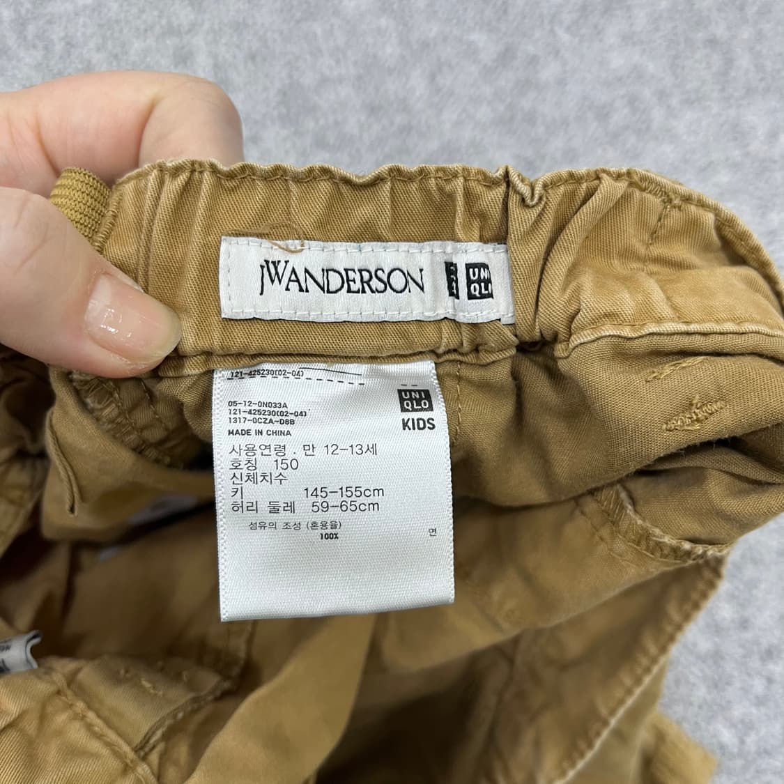 150 유니클로 키즈 카고 반바지 0403M 상품이미지3