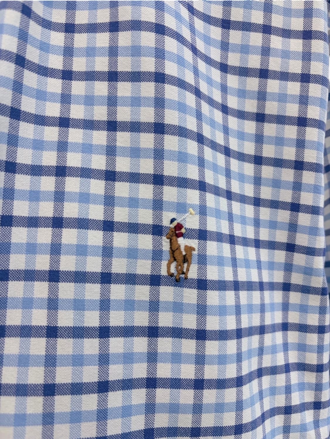 폴로 옥스포드 체크 셔츠 (L) 상품이미지4