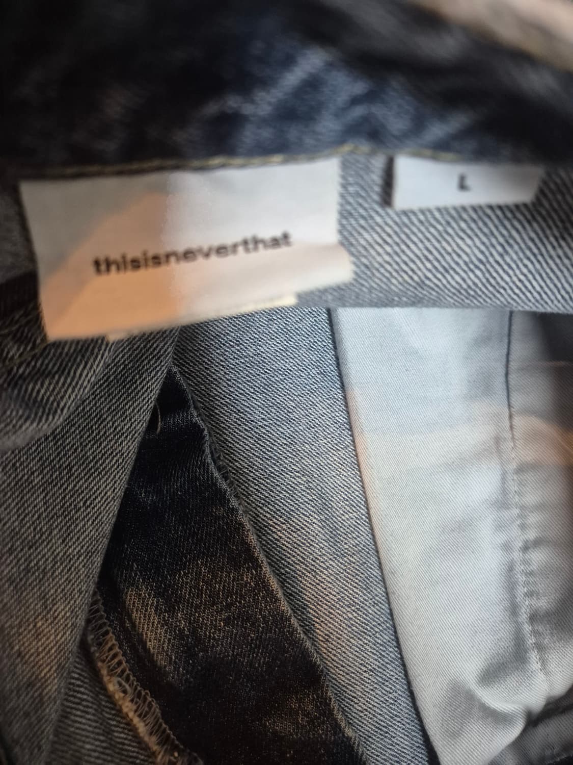 디스이즈네버댓 데님 카고 팬츠 L 상품이미지3