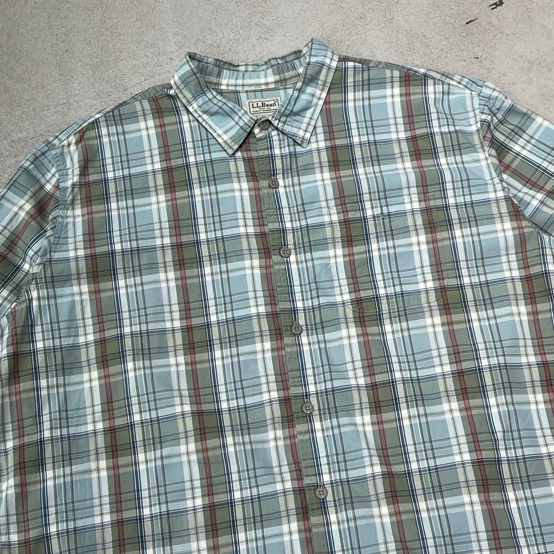 엘엘빈 체크 하프셔츠 s10619 상품이미지3