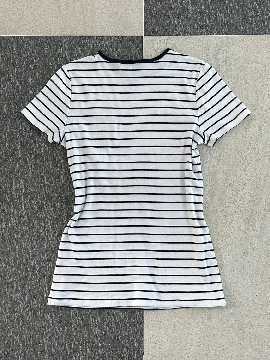 로렌 랄프로렌 스트라이프 슬림핏 반팔 티셔츠  상품이미지2