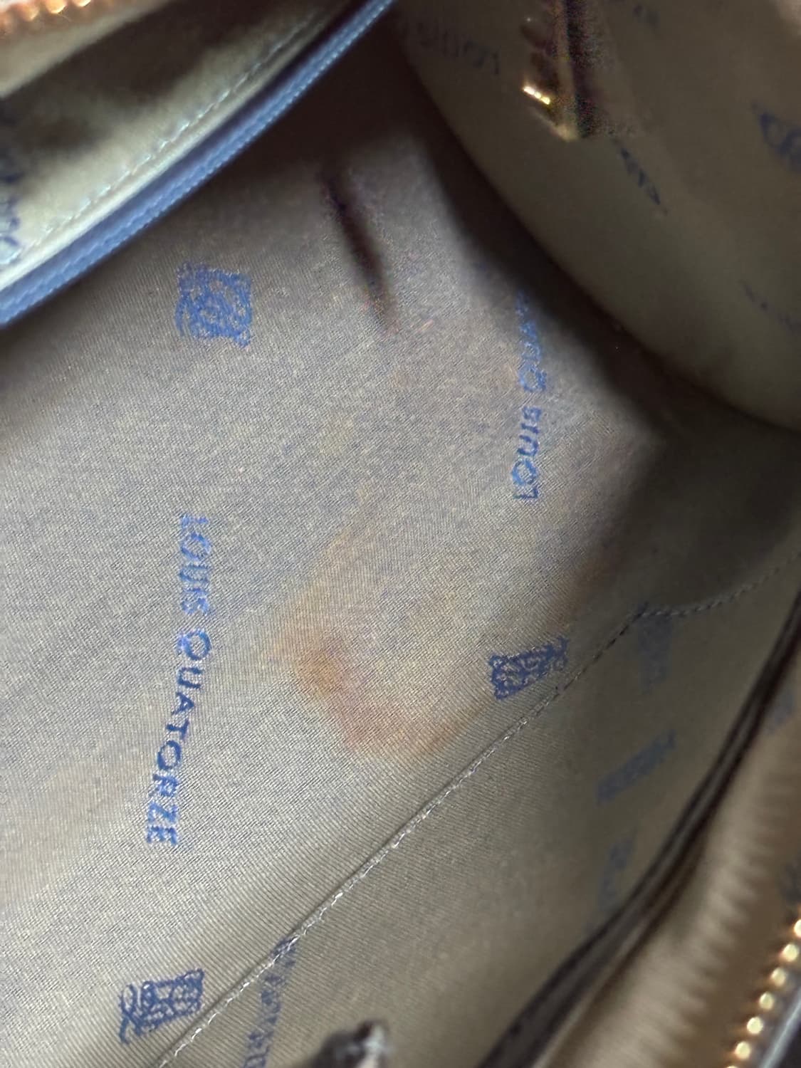 vintage quatorze leather tote bag 도트백 상품이미지7