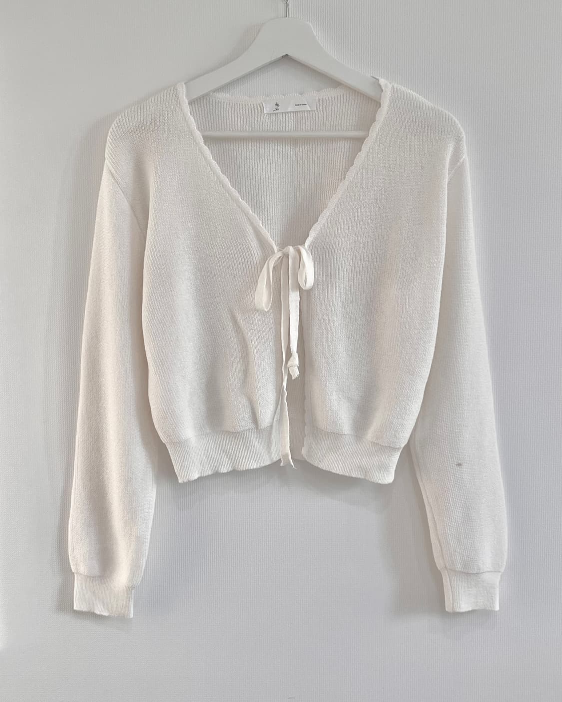 리본 가디건 상품이미지1