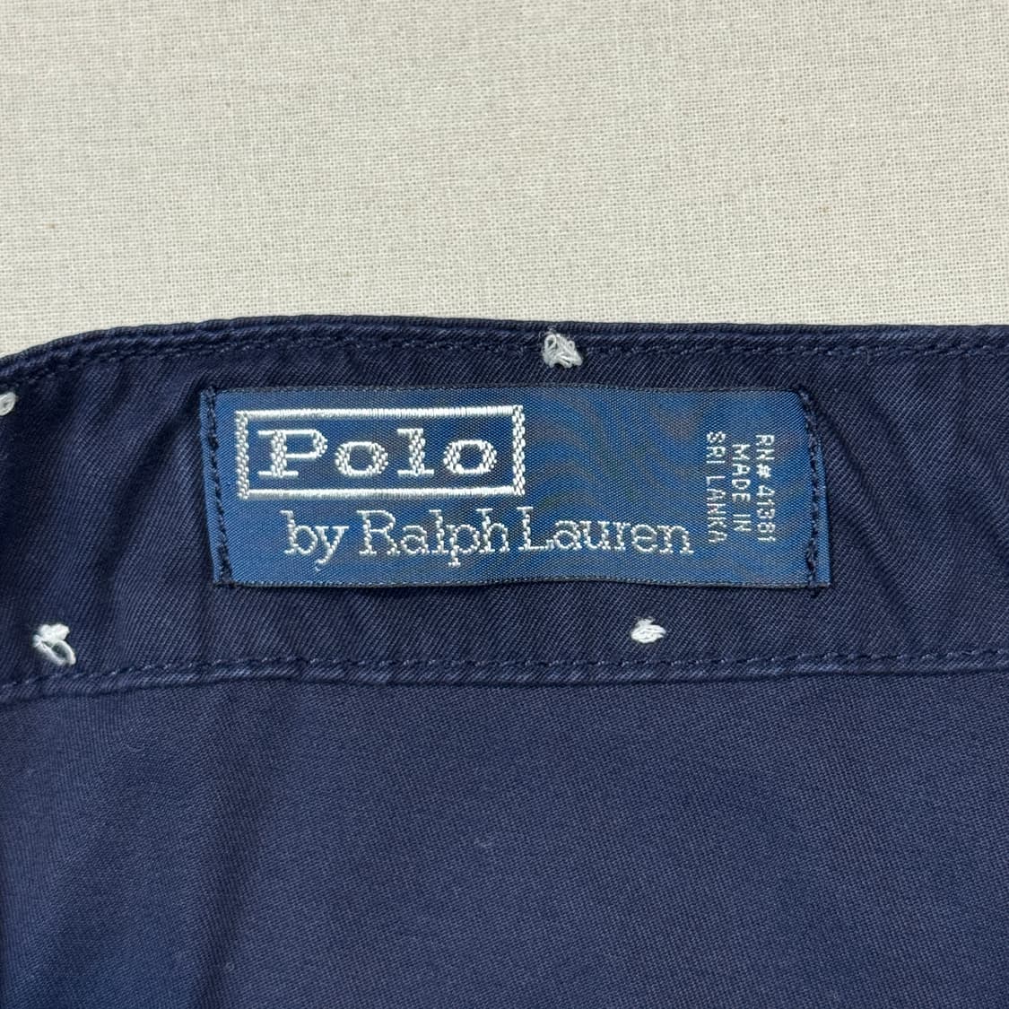 34inch) 폴로 랄프로렌 네이비 코튼 팬츠 상품이미지7