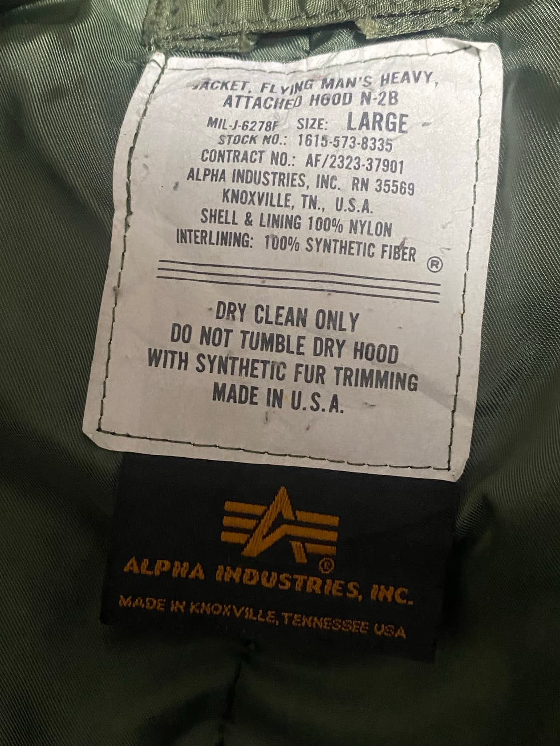 알파 인더인더스트리스 봄버 자켓 상품이미지5