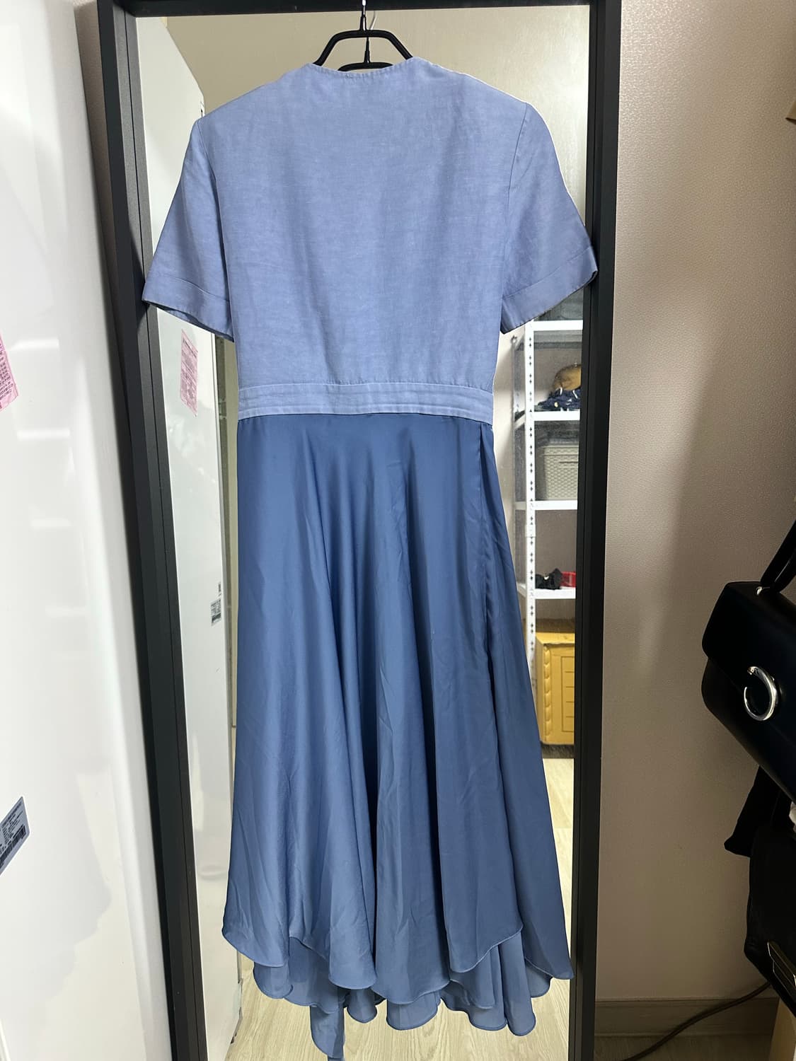 산드로 원피스 블루 랩 원피스 상품이미지4