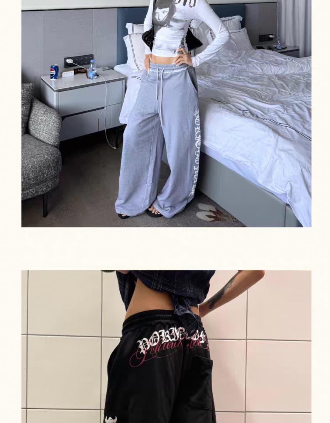 힙한 팬츠 힙 래퍼여친 바지 y2k 빈티지 팬츠 바지 하의  상품이미지2