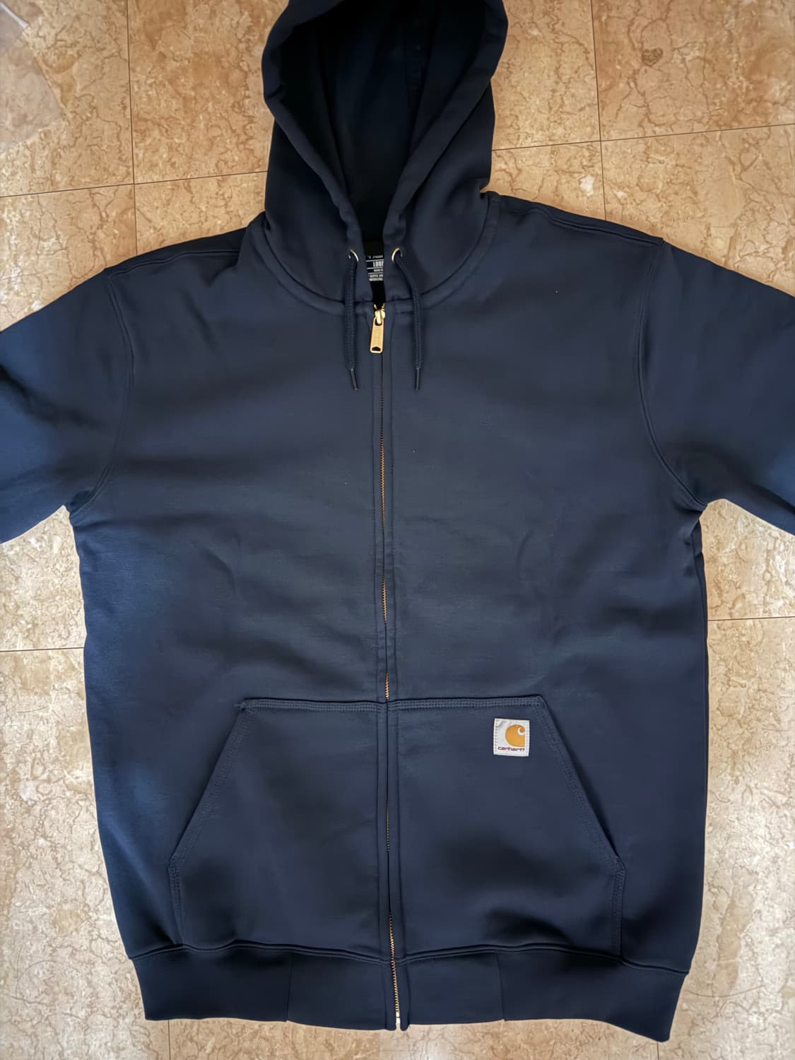 칼하트 루즈핏 후드집업 네이비 상품이미지1