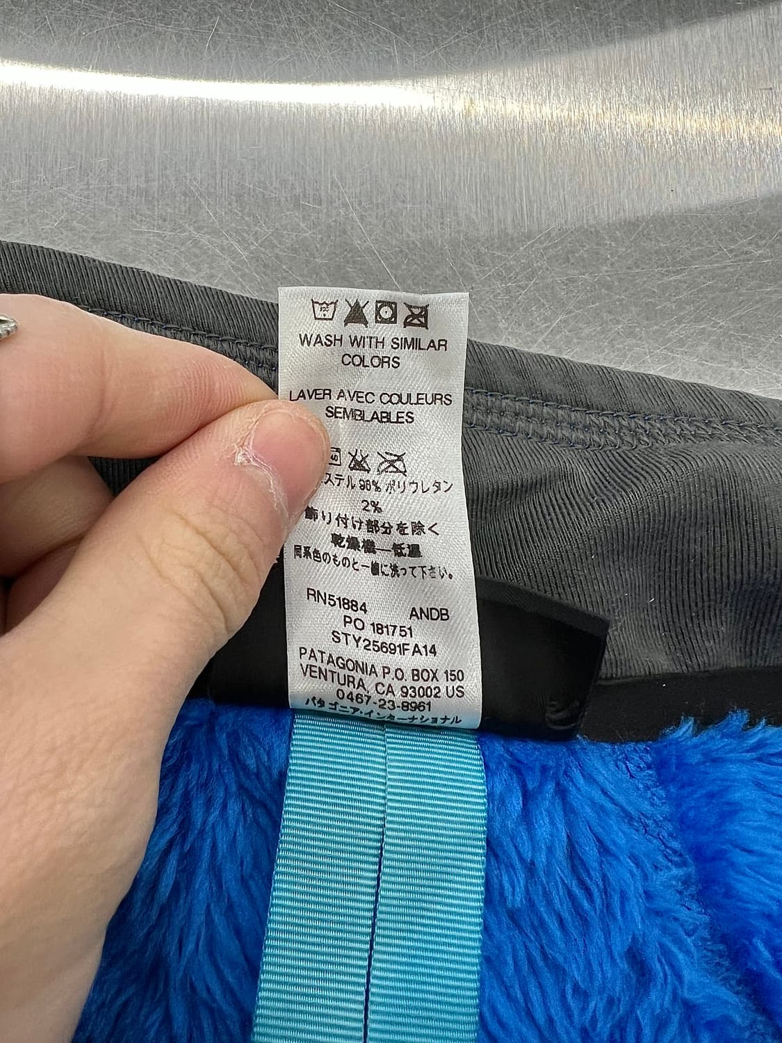 파타고니아 로얄 블루 R3 폴라텍 레귤레이터 플리스 상품이미지8