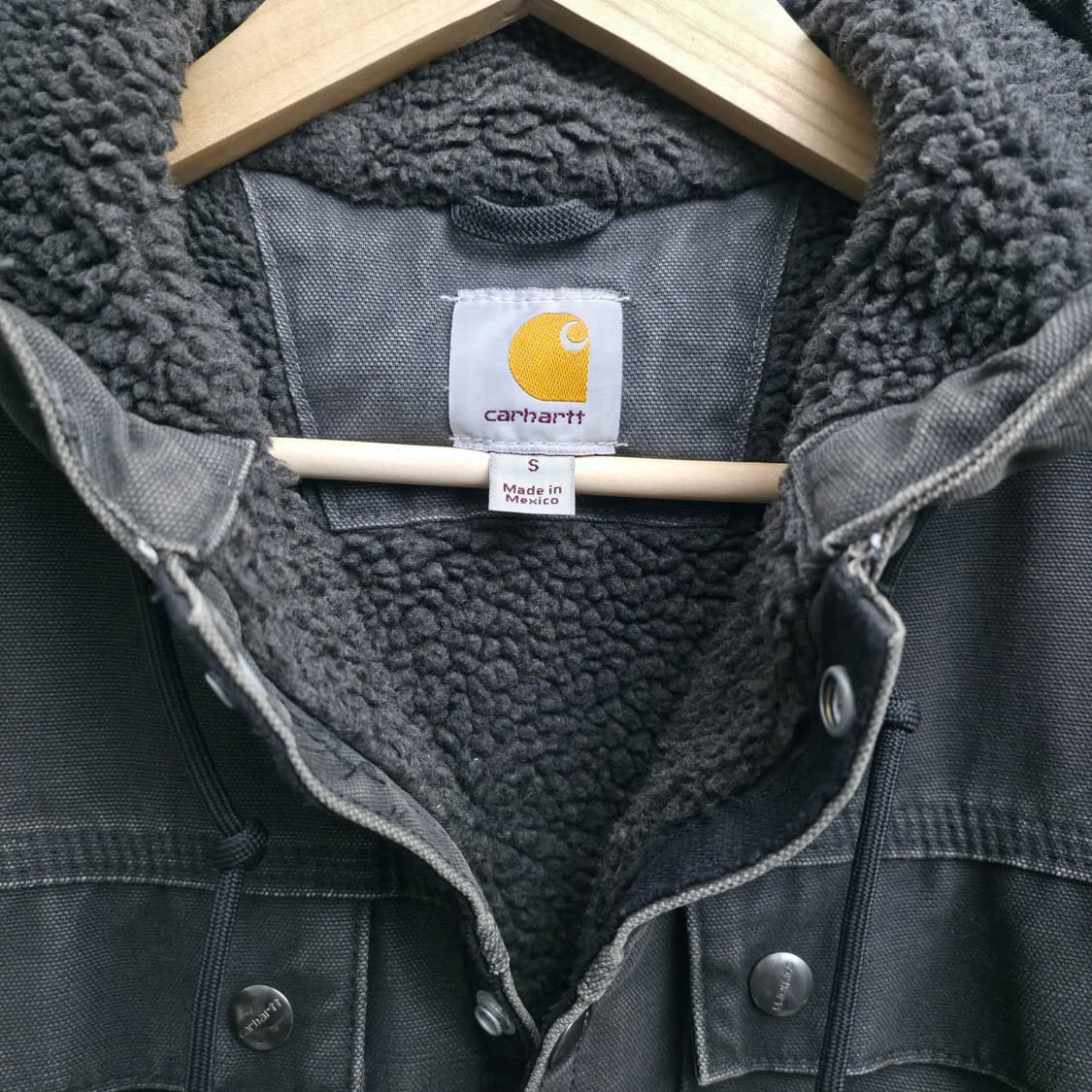 [S] 칼하트 J284 샌드스톤 후드 워크 자켓 상품이미지7