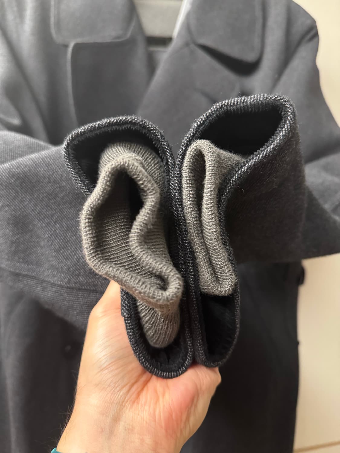 헨리코튼X스펙테이터 프렌치 바이커 피코트 상품이미지4