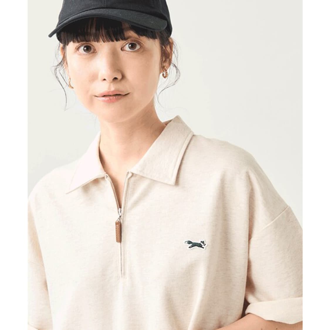 TOWN CRAFT Half Zip Polo Shirt 상품이미지5