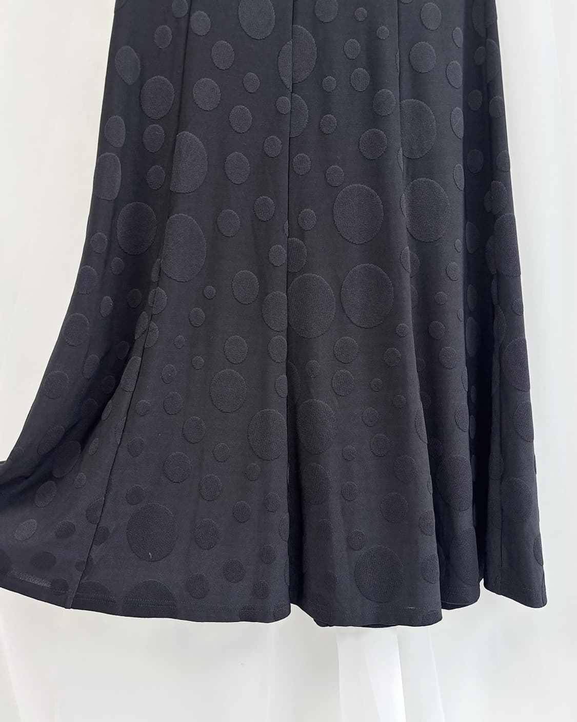 Sanaya flocking random dot jersey skirt 상품이미지4
