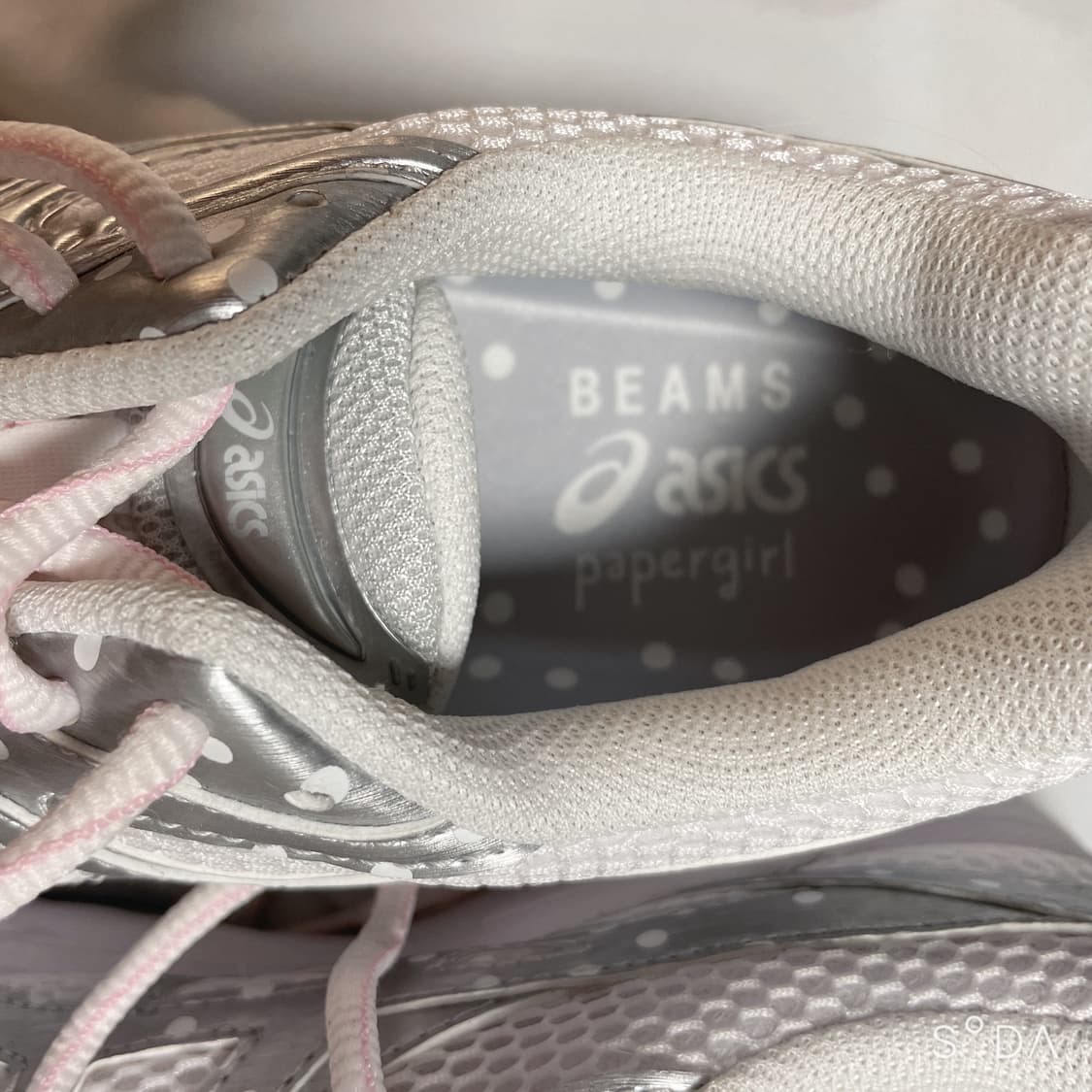 아식스 페이퍼걸 파리 빔즈 GT-2160 화이트 실버 상품이미지6