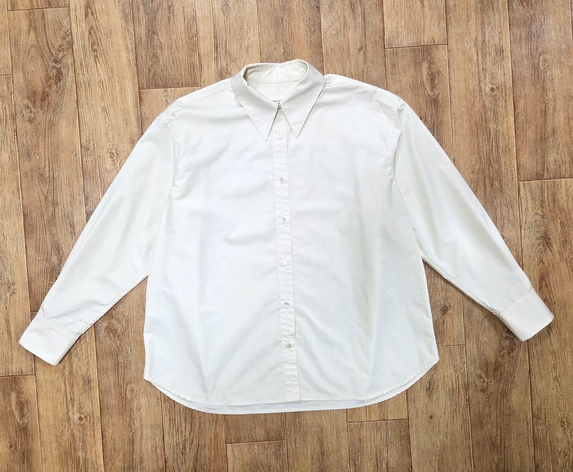 낫띵리튼(NOTHING WRITTEN) Pine 코튼 포플린 셔츠 프리 상품이미지4