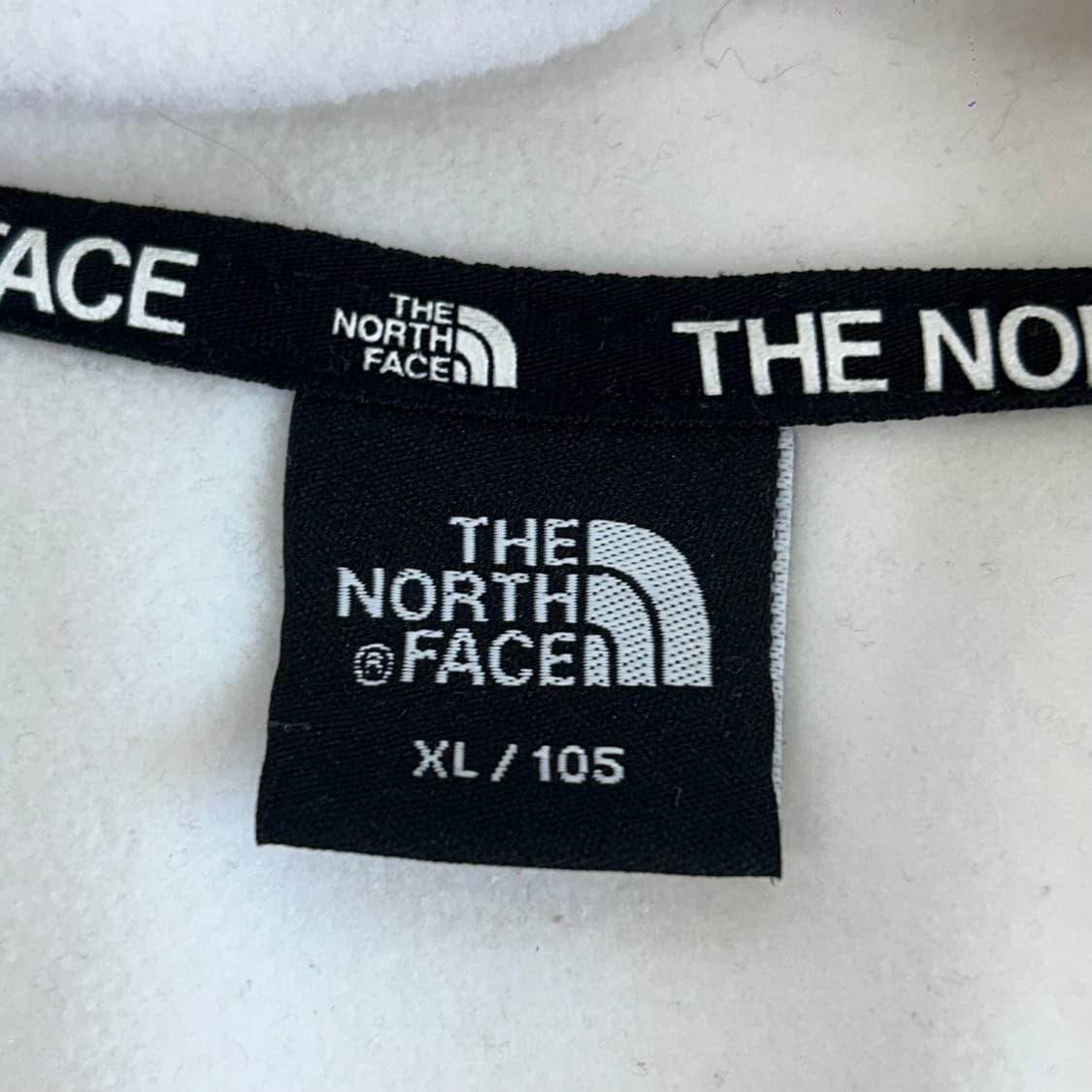 The north face 노스페이스 사이드로고 화이트 후드집업 상품이미지7