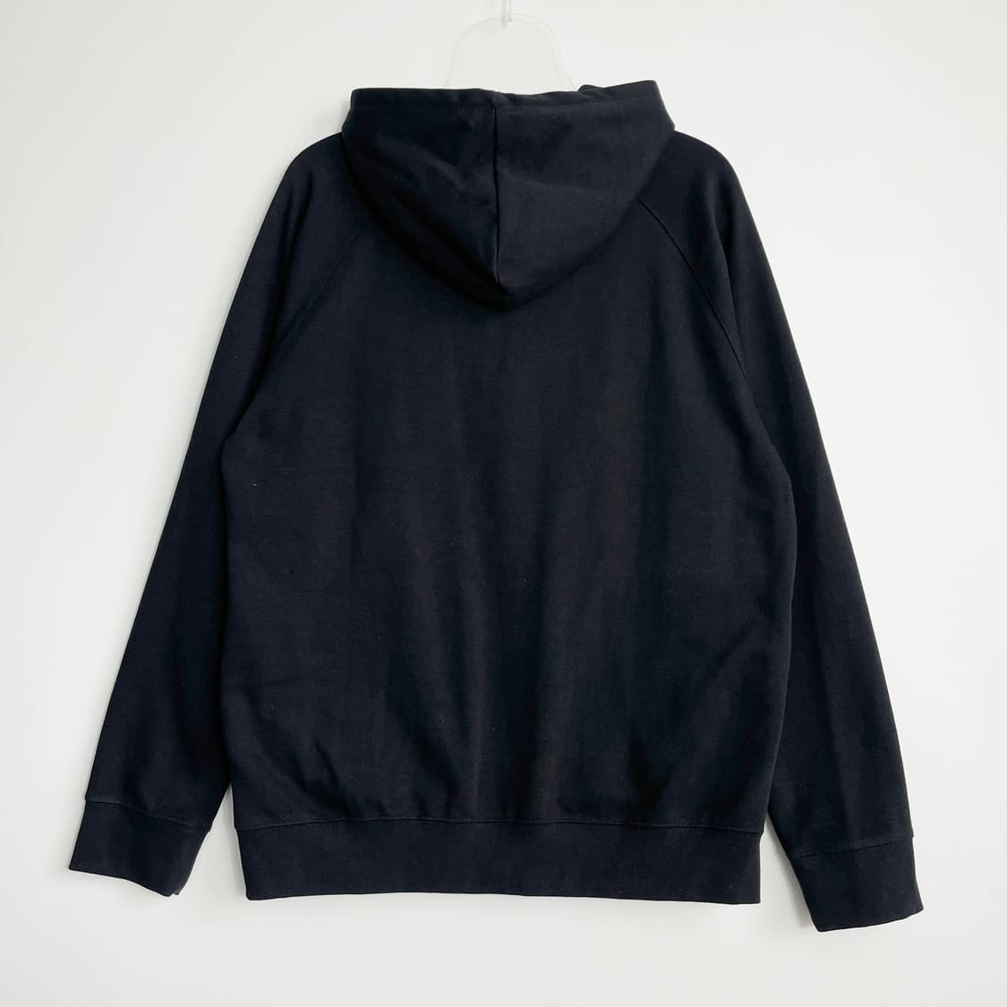 B1 나이키 스우시 하프 집 플리스 후드 블랙 화이트 100사이즈 상품이미지3