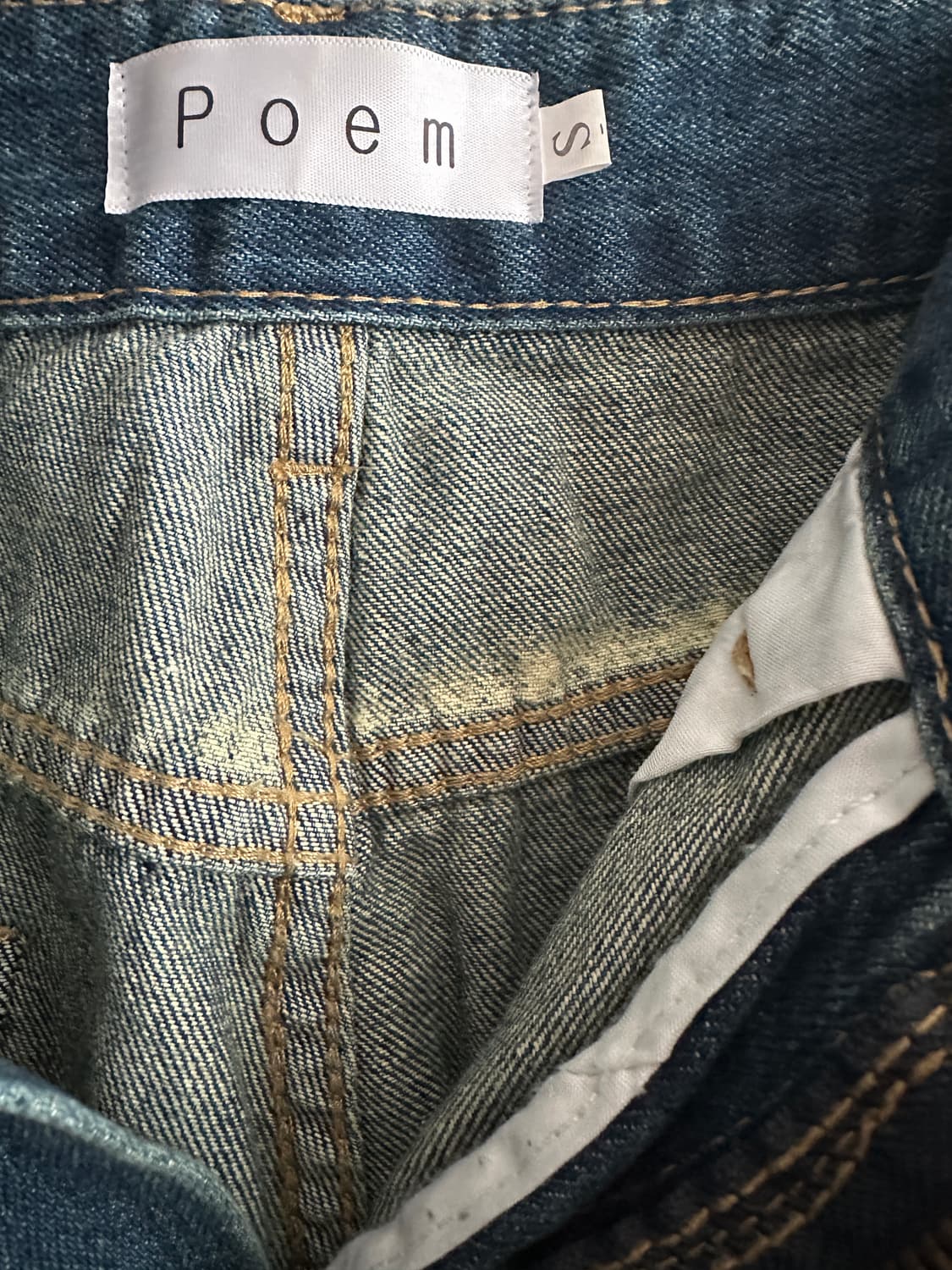 POEM 일자핏팬츠 S 상품이미지3