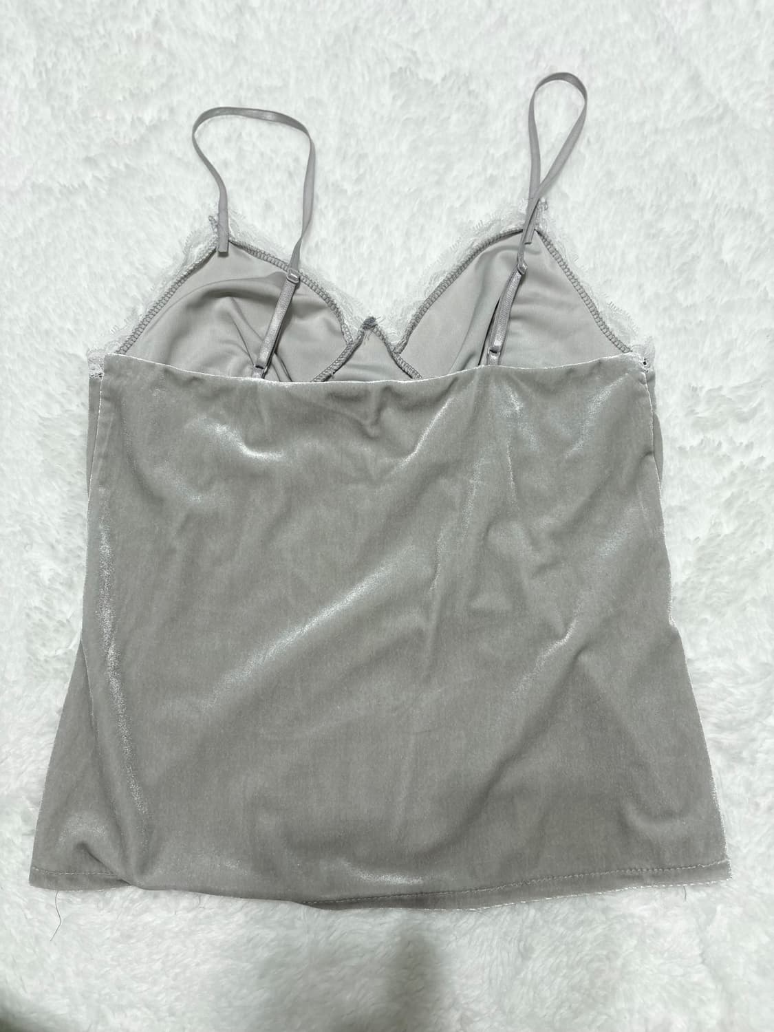 빈티지 새틴 벨벳 레이스 슬리브리스 상품이미지2