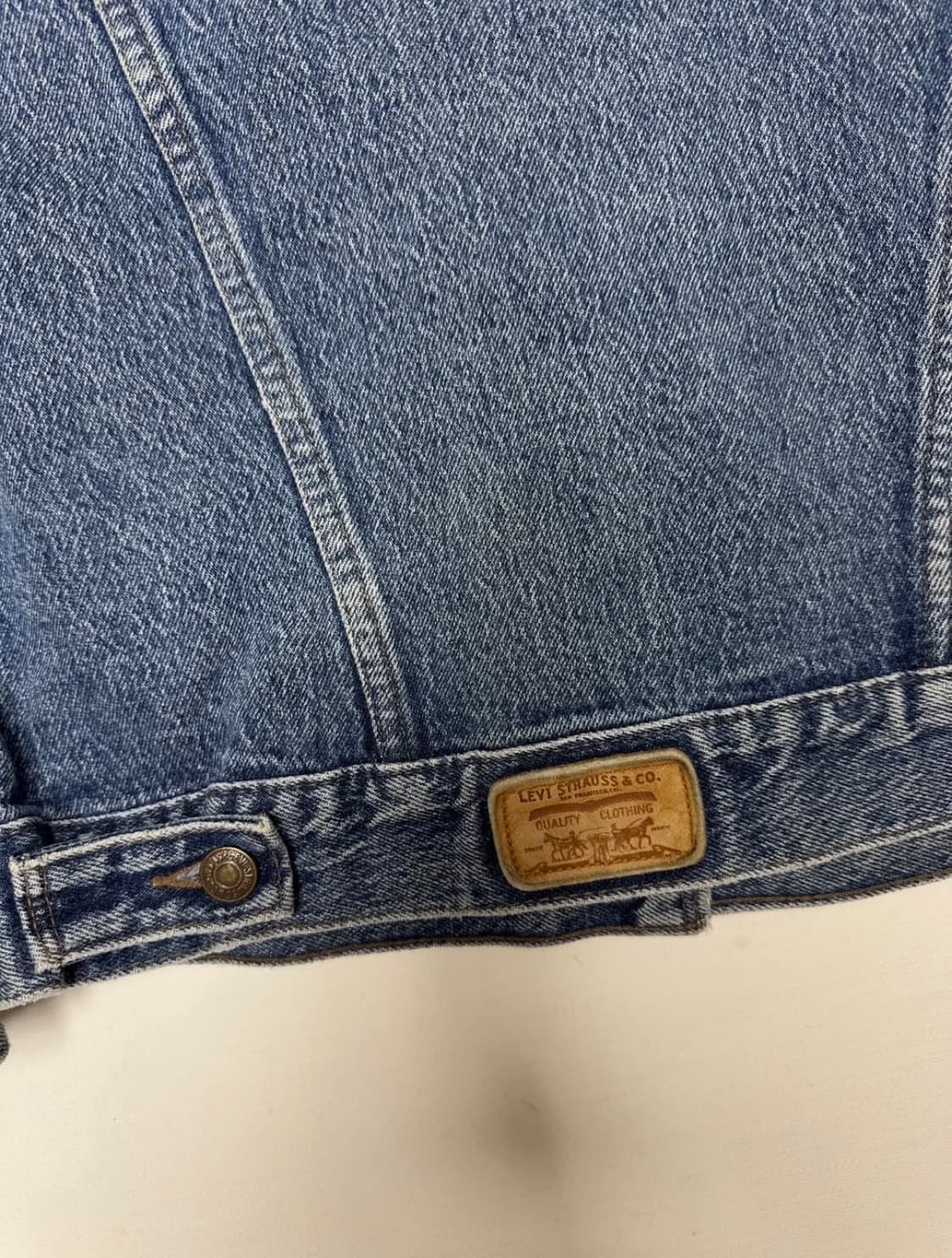 리바이스 레더 데님자켓 상품이미지4