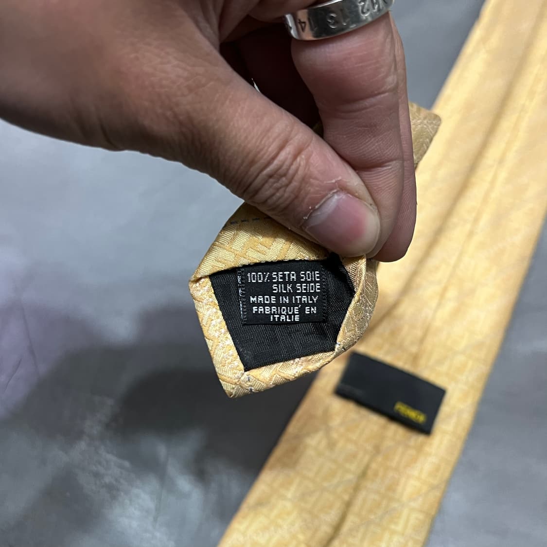  펜디 패턴 실크 넥타이 y15098 상품이미지4