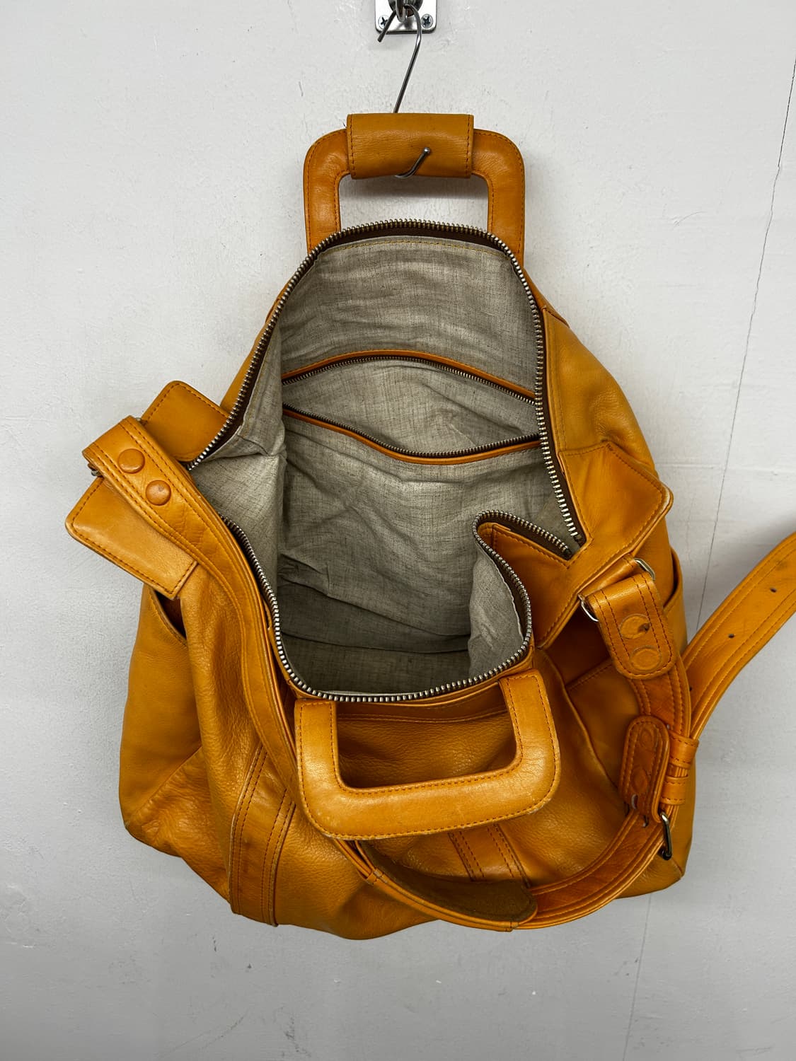 빈티지 레더 2way 보스톤백 상품이미지7