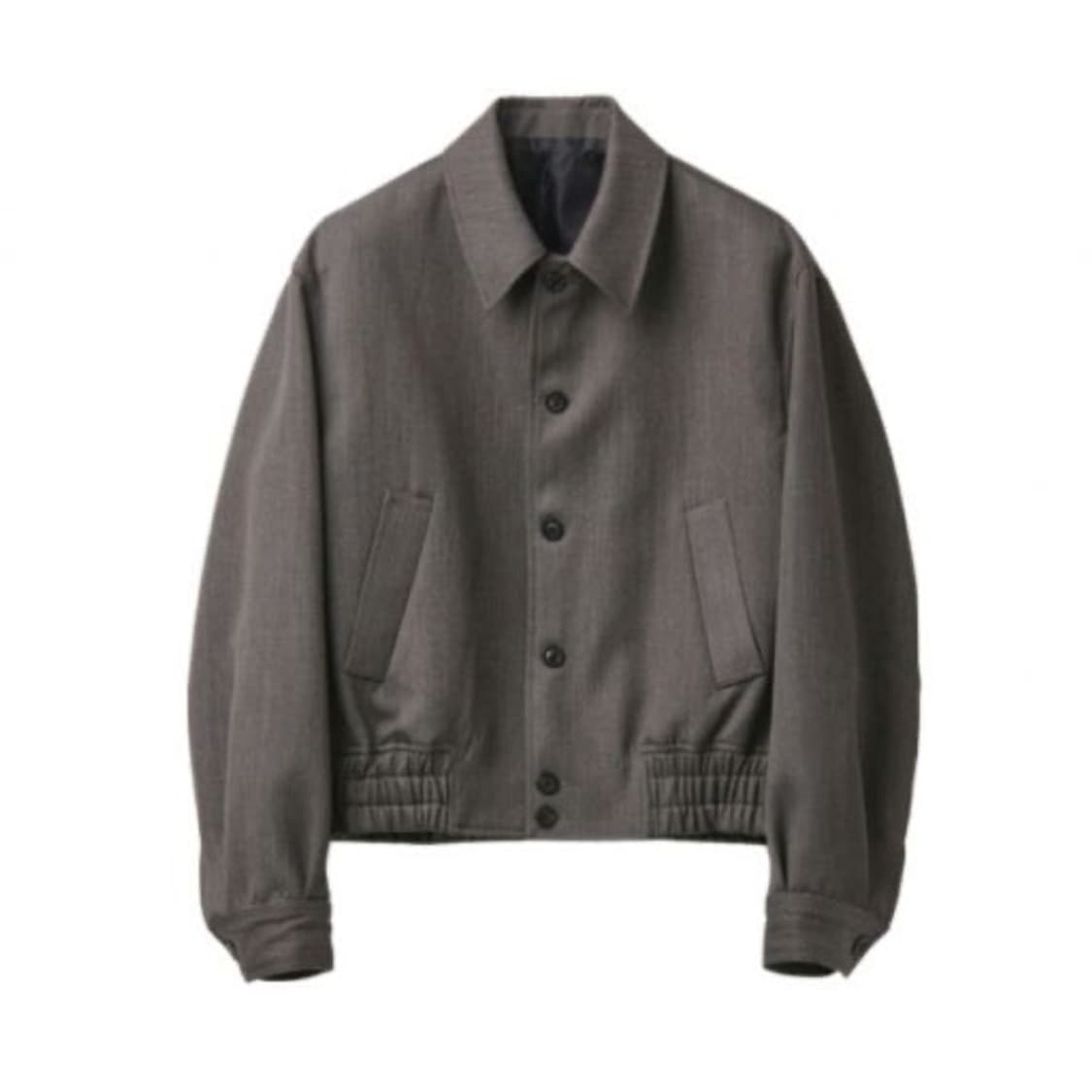 구매) 쿠어 멜란지 울 버튼 보머 자켓m 상품이미지1