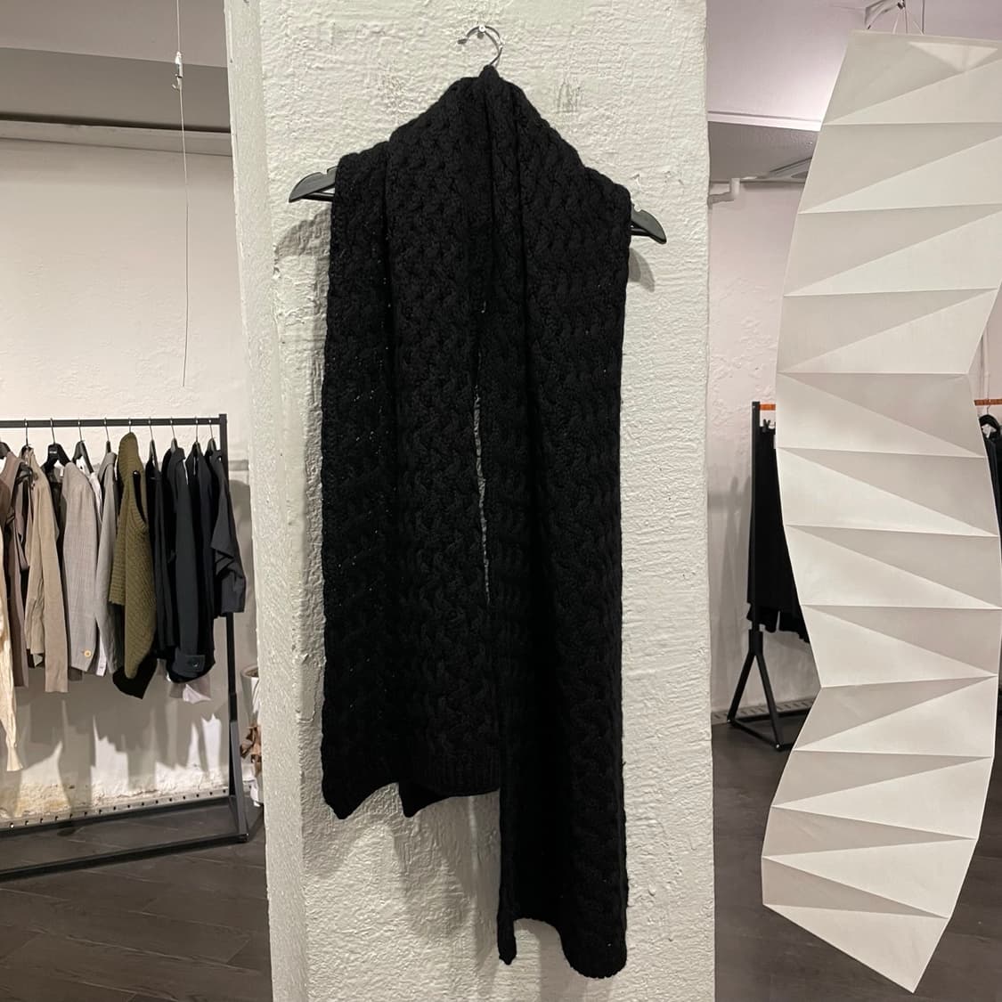 요지야마모토 오버사이즈 머플러 상품이미지1