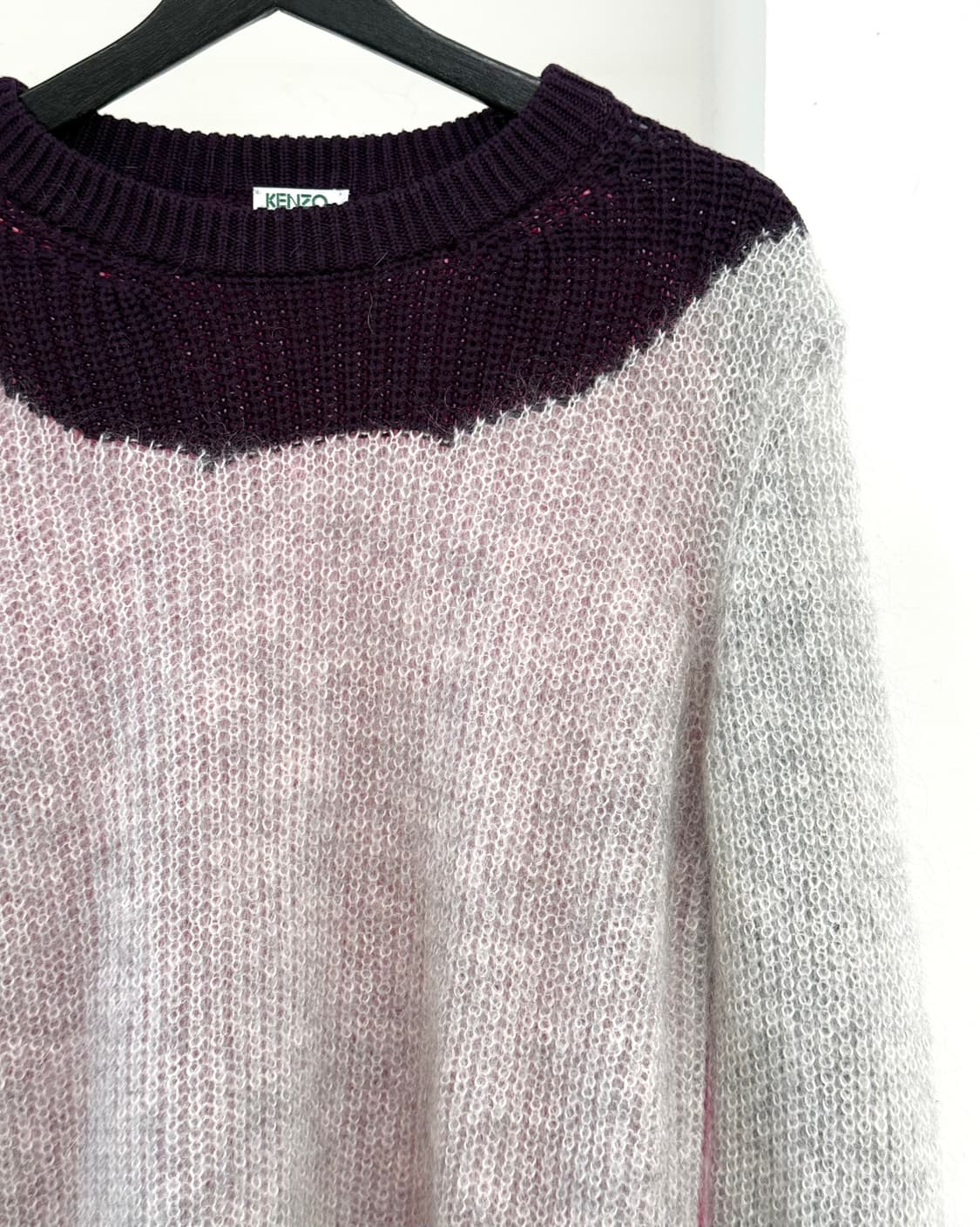 겐조 컬러 블럭 모헤어 스웨터 상품이미지4