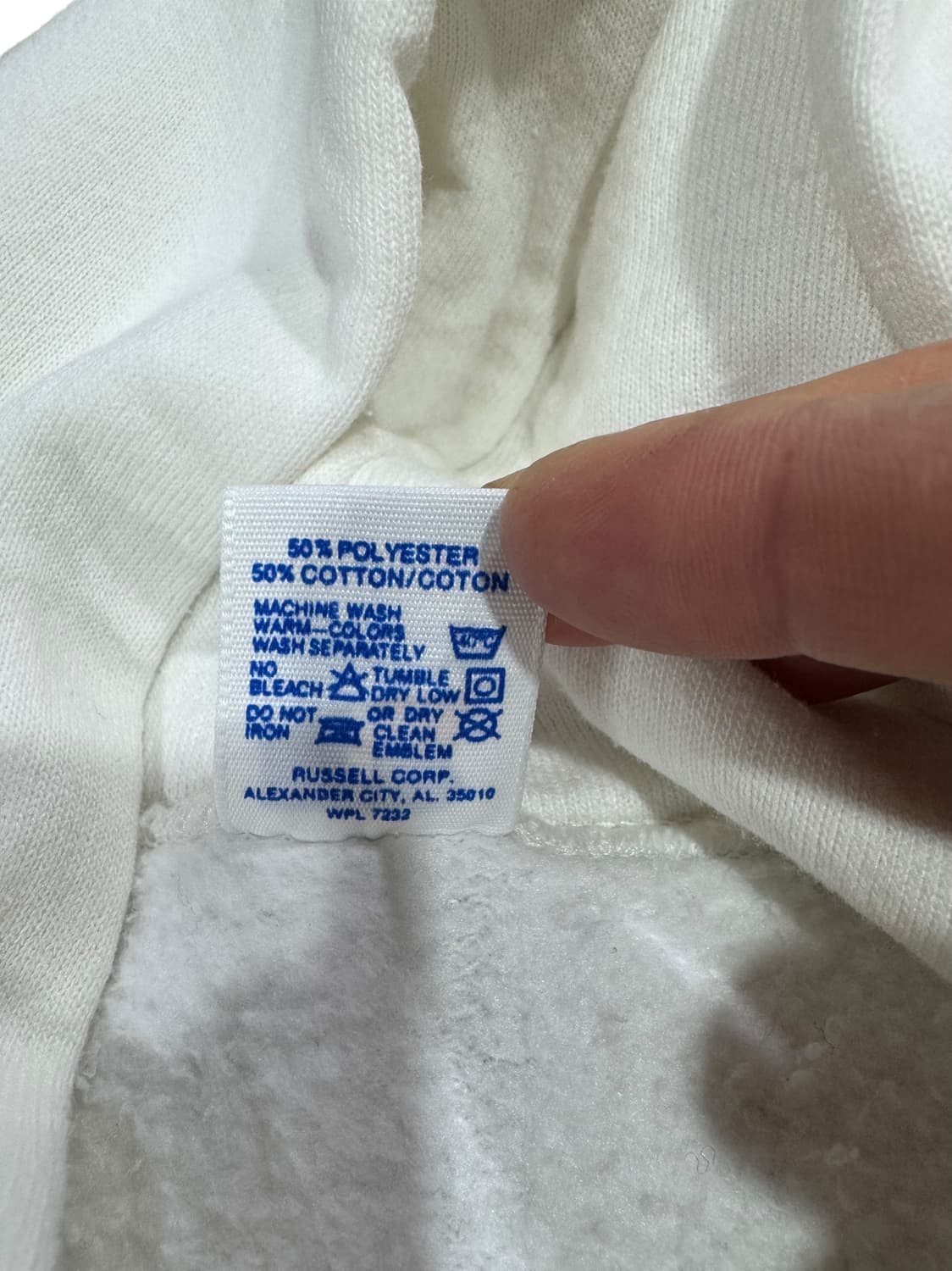 90s 러셀 빈티지 스웻 후드티 made in USA (XL)   상품이미지9