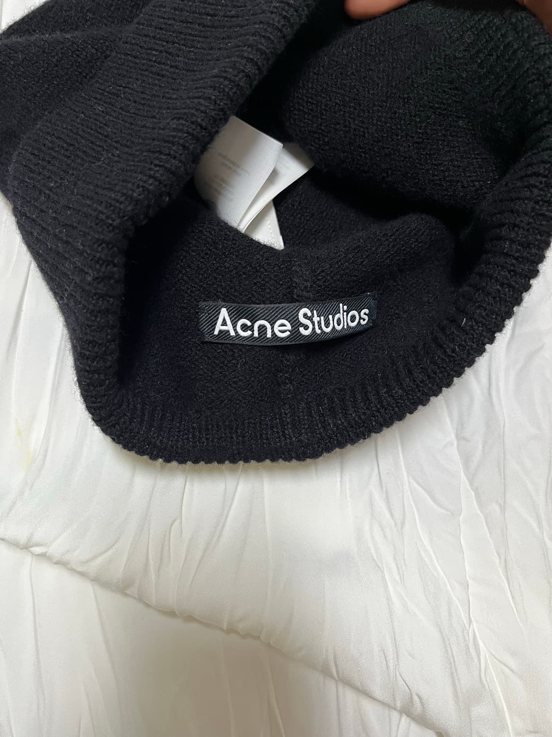 아크네 스튜디오 울 비니 블랙 상품이미지3