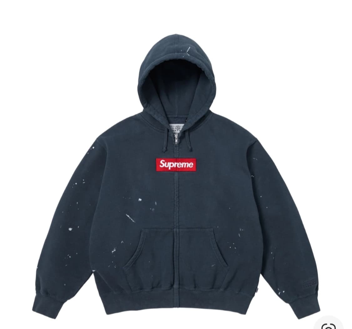 L 슈프림 메종 마르지엘라 집업후드 네이비 상품이미지1