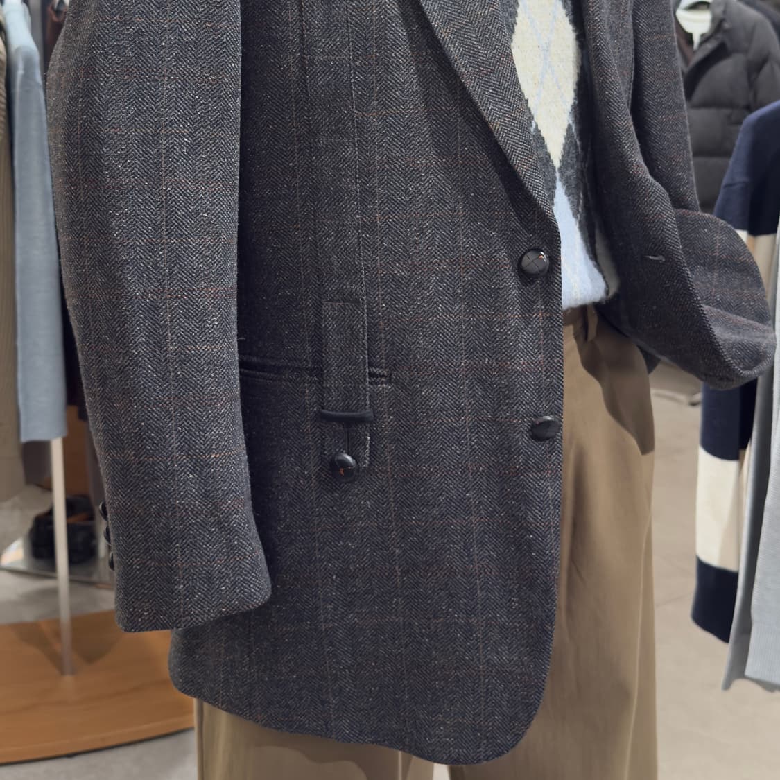 Made in Japan Monsieur CARVEN 트위드 자켓 상품이미지4