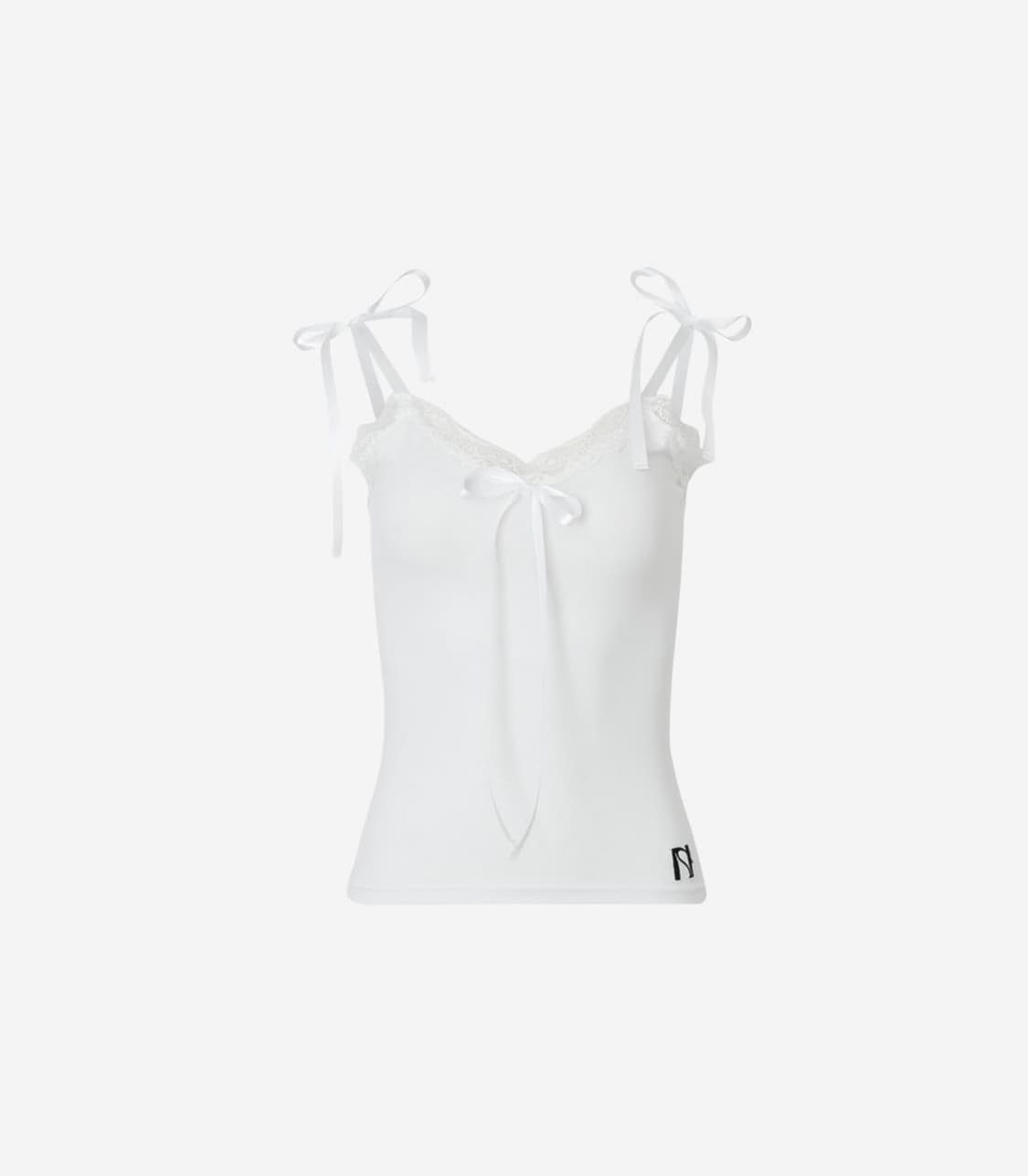 (셋업) 뉴얼린 버튼탑 + 레이스 슬리브리스 상품이미지5