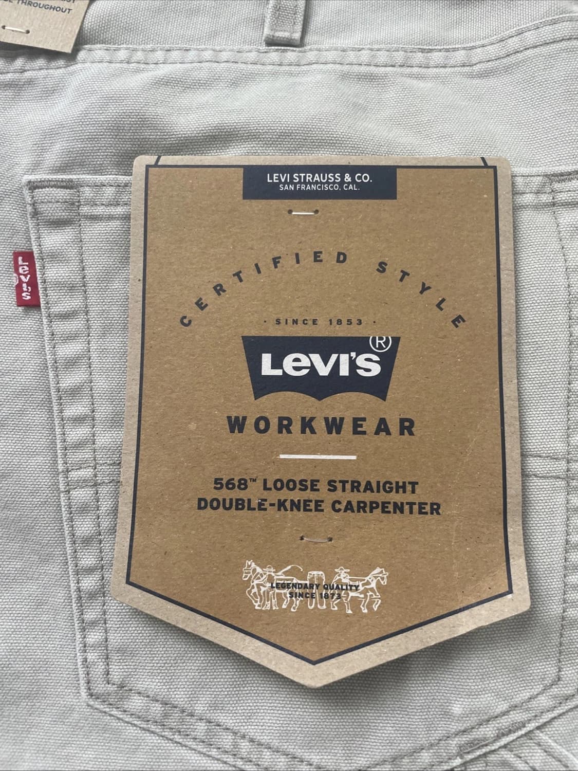 리바이스 568 루즈 스트레이트 더블 니 카펜터 팬츠 상품이미지3