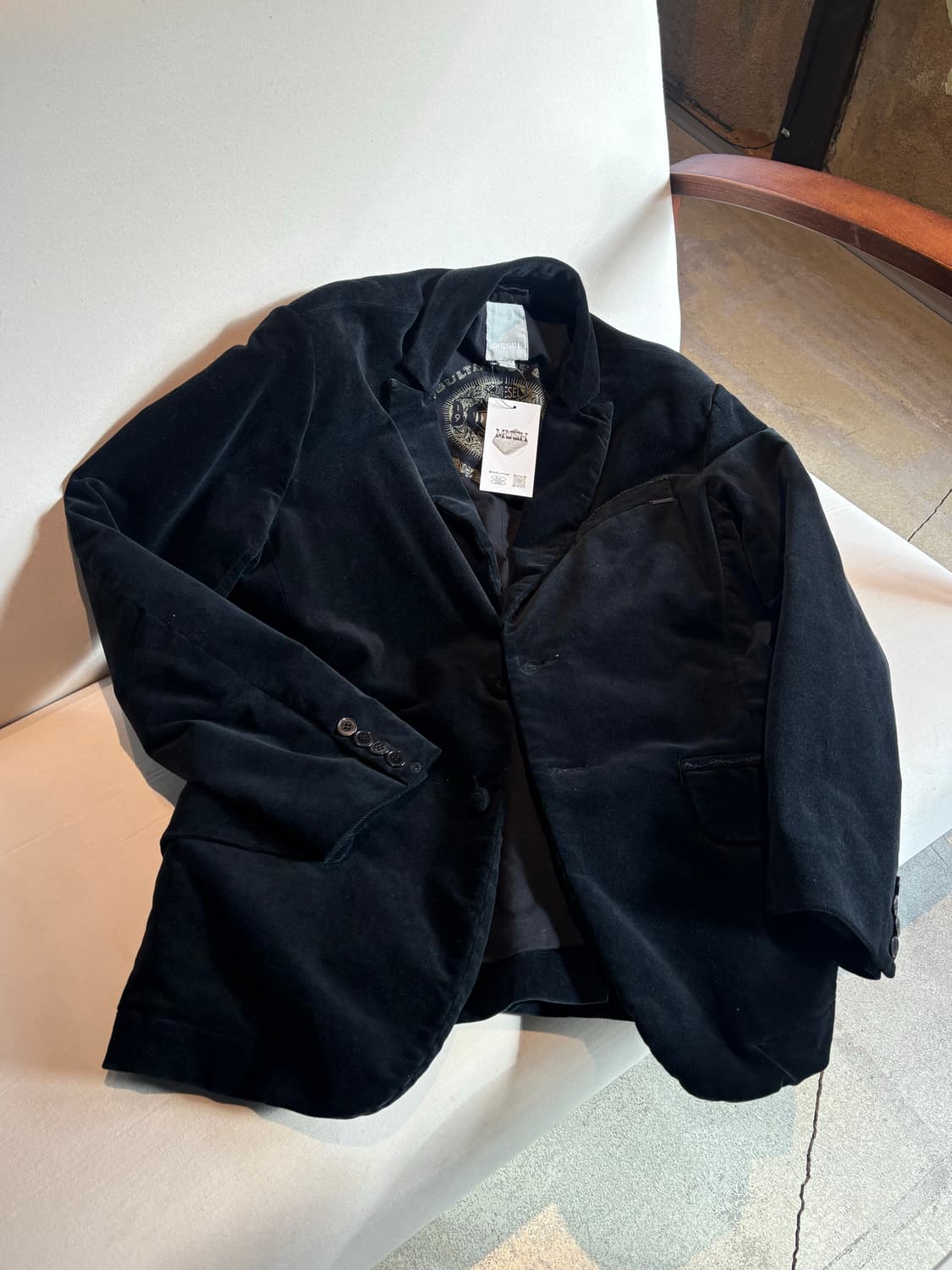 디젤 벨벳 블레이저 상품이미지1