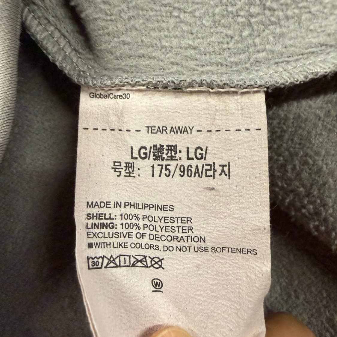 [정품/L] 언더아머 후드티 블랙 그레이 b12 상품이미지6