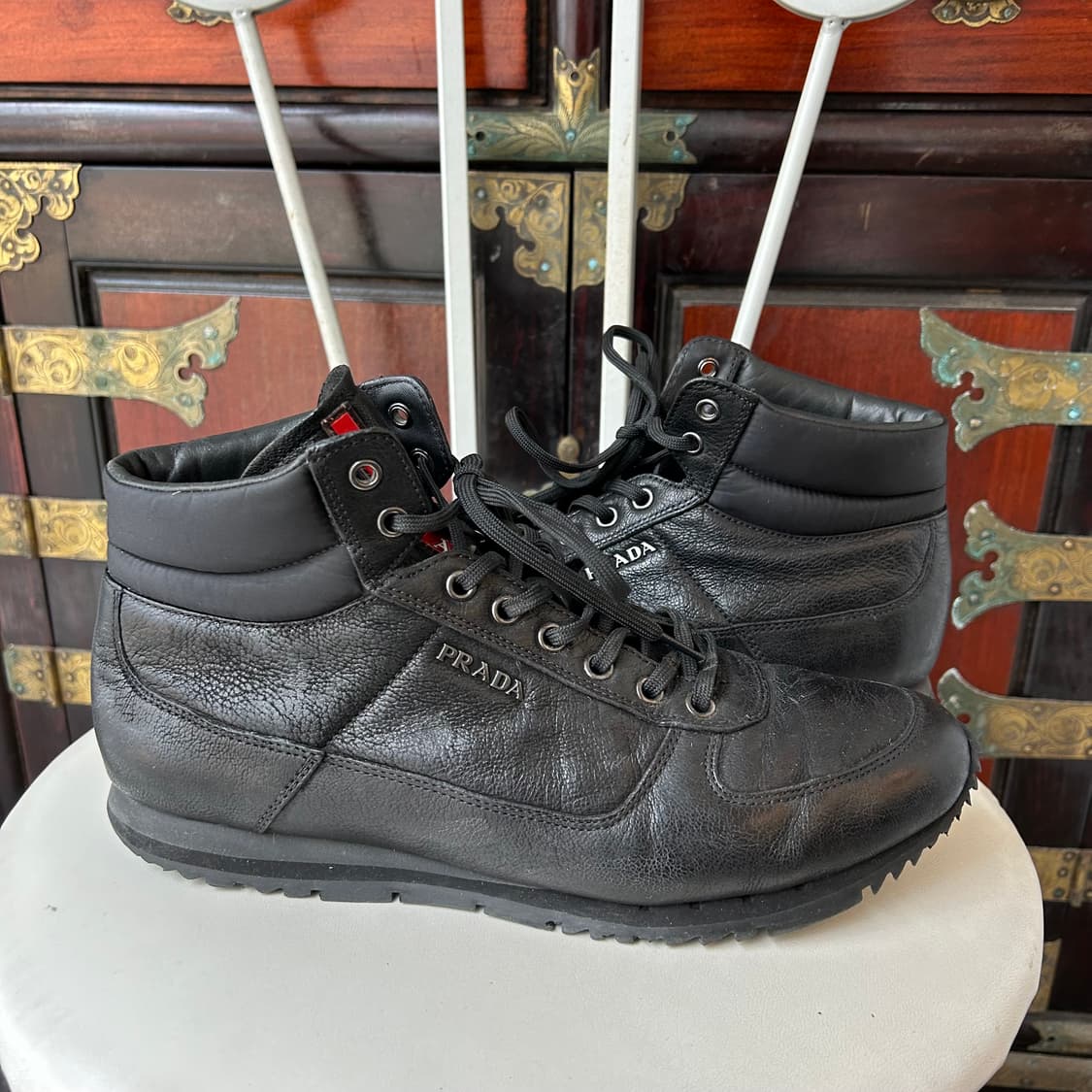 프라다 스포츠 레더 부츠 상품이미지1