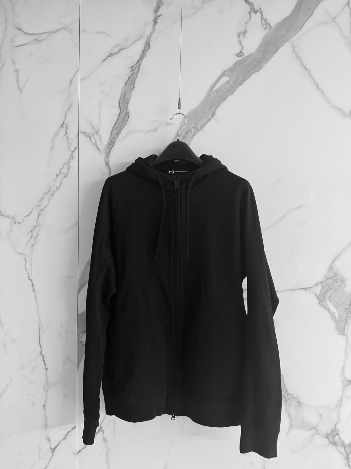 Y-3 백로고 후드집업 XL 상품이미지1