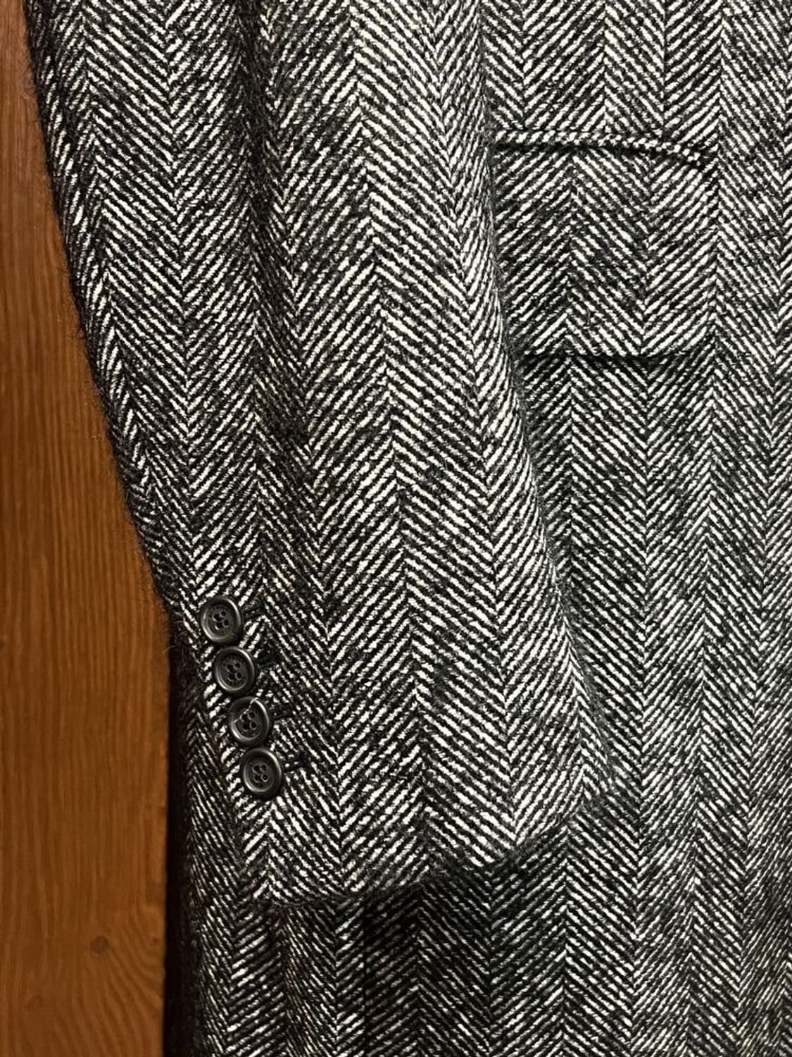 던힐 헤링본 코트 상품이미지4