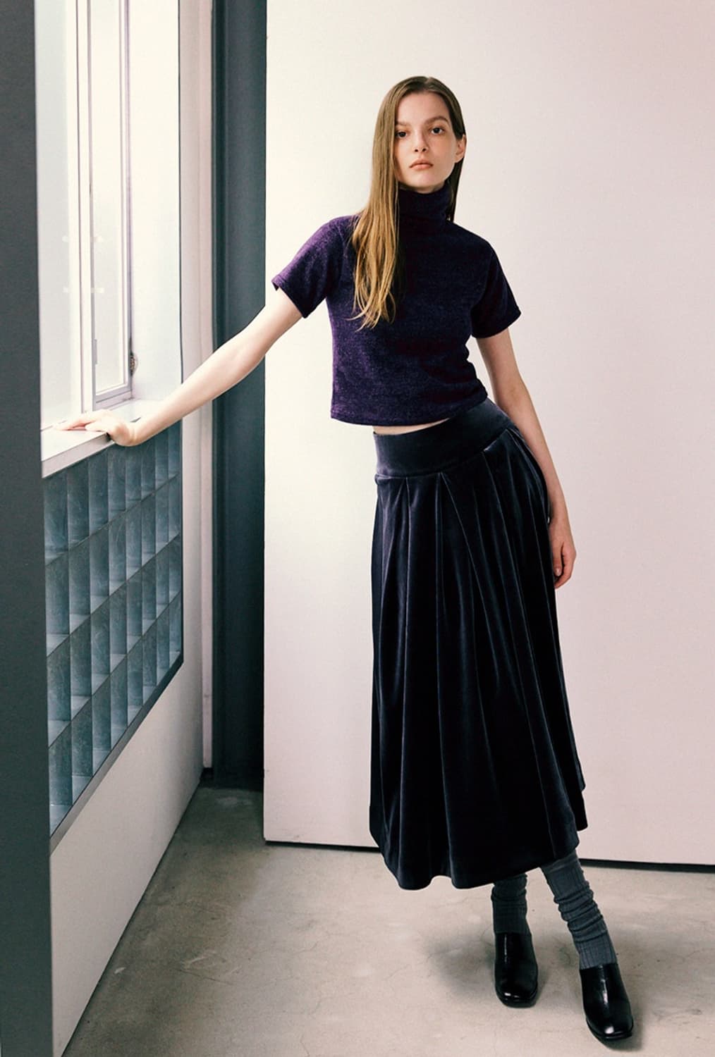 [새상품] 더티스 소프트 반팔 터틀넥 상품이미지2