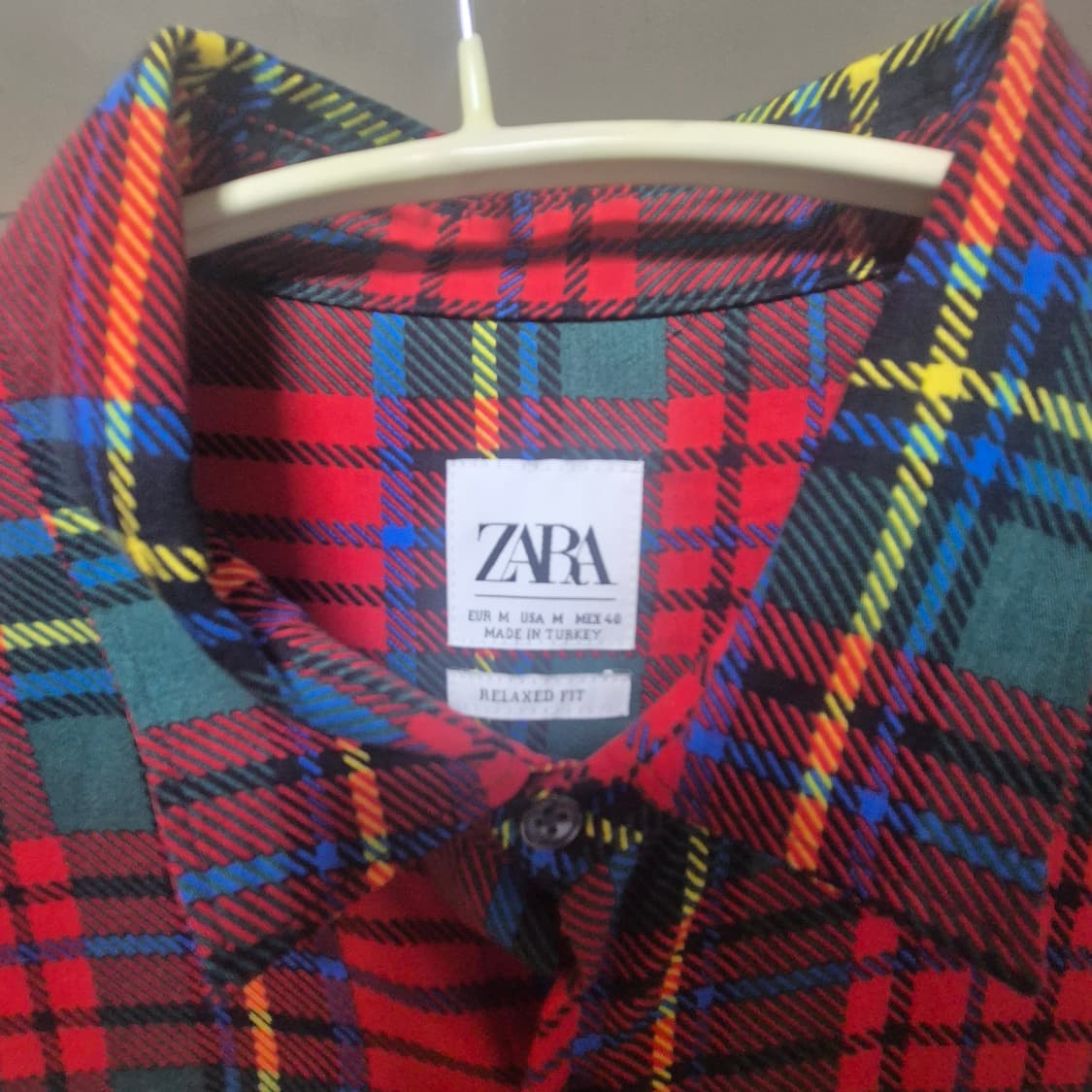 자라 체크셔츠 상품이미지2