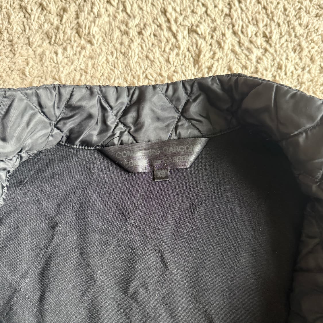 꼼데가르송 퀼티드 차이나 자켓 상품이미지5