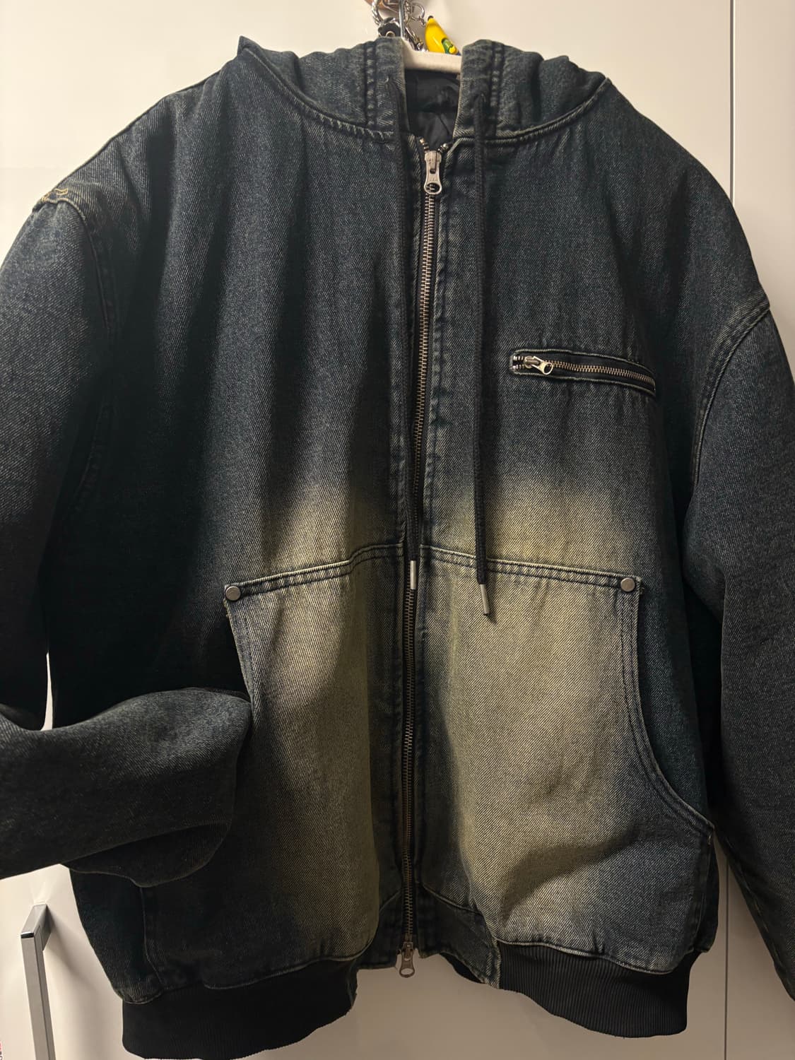 데님 패딩 자켓 상품이미지2