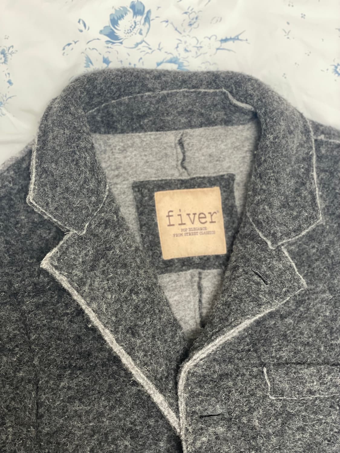 이탈리아 fiver 펠트 코트 상품이미지9
